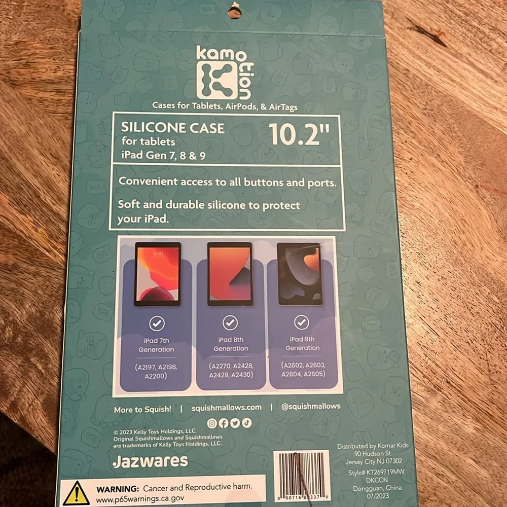 NIB Squishmallows 3D silicone case